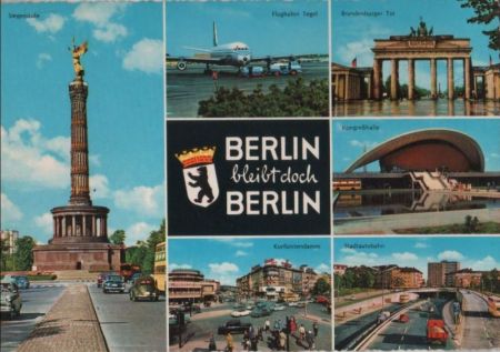 Berlin, Westteil - u.a. Stadtautobahn - 1965 Berlin, Westteil - u.a. Stadtautobahn - 1965