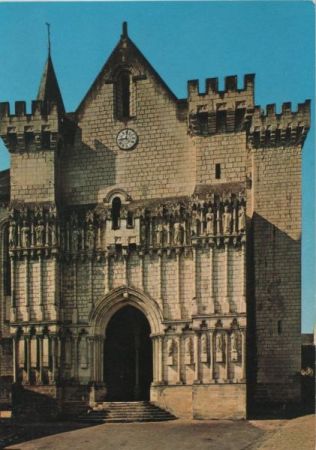 Frankreich - Candes-Saint-Martin - La Collegiale - ca. 1980 Frankreich - Candes-Saint-Martin - La Collegiale - ca. 1980
