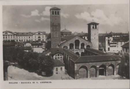 Italien - Mailand Milano - Basilica di S, Ambrogio - ca. 1950 Italien - Mailand Milano - Basilica di S, Ambrogio - ca. 1950