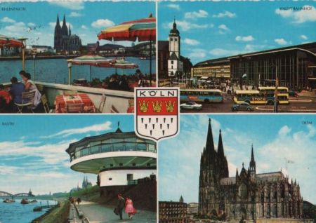 Köln - u.a. Rheinpartie - 1964 Köln - u.a. Rheinpartie - 1964
