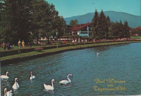 Bad Wiessee - An der Seepromenade - ca. 1985 Bad Wiessee - An der Seepromenade - ca. 1985
