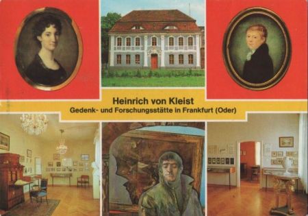 Frankfurt Oder - Gedenkstätte von Kleist - 1988 Frankfurt Oder - Gedenkstätte von Kleist - 1988