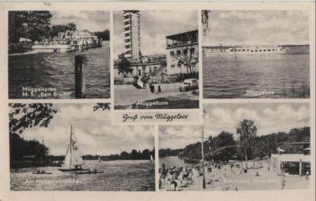 Berlin-Köpenick, Müggelsee - u.a. Schiffe - ca. 1965 Berlin-Köpenick, Müggelsee - u.a. Schiffe - ca. 1965