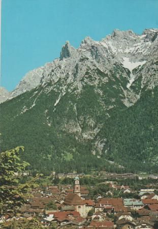 Mittenwald mit Viererspitze - 1992 Mittenwald mit Viererspitze - 1992