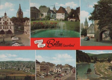 Brilon - 6 Teilbilder - 1970 Brilon - 6 Teilbilder - 1970