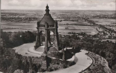 Porta Westfalica - Kaiser-Wilhelm-Denkmal - ca. 1960 Porta Westfalica - Kaiser-Wilhelm-Denkmal - ca. 1960