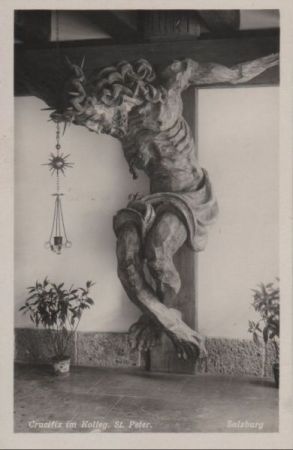 Österreich - Salzburg - Cruzifix im Kolleg. St. Peter - 1930 Österreich - Salzburg - Cruzifix im Kolleg. St. Peter - 1930