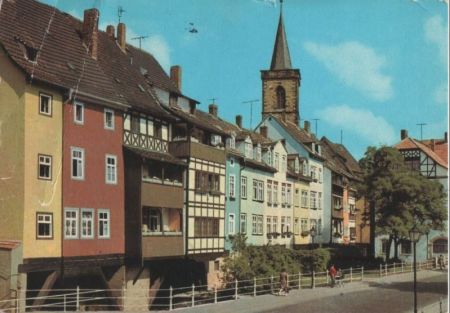 Erfurt - Krämerbrücke - 1982 Erfurt - Krämerbrücke - 1982