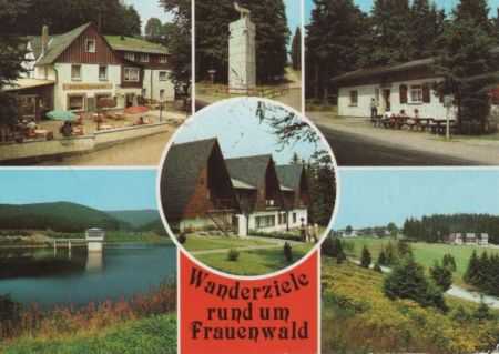 Frauenwald - Wanderziele, u.a. Monument am Bohrstuhl - 1986 Frauenwald - Wanderziele, u.a. Monument am Bohrstuhl - 1986