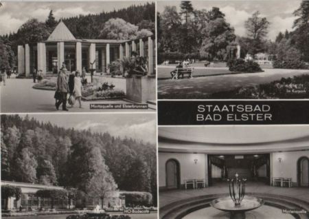 Bad Elster - u.a. Moritzquelle und Elsterbrunnen - 1970 Bad Elster - u.a. Moritzquelle und Elsterbrunnen - 1970