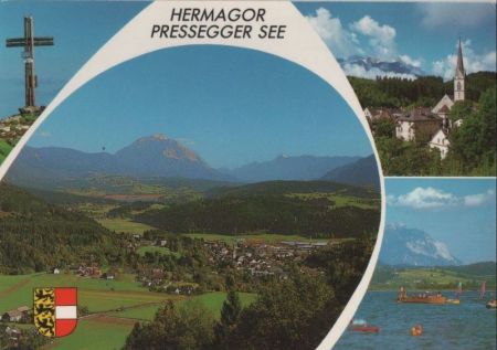 Österreich - Hermagor - Pressegger See - ca. 1985 Österreich - Hermagor - Pressegger See - ca. 1985