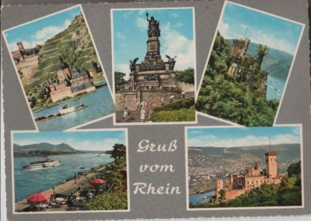 Rhein - mit 5 Bildern - ca. 1965 Rhein - mit 5 Bildern - ca. 1965