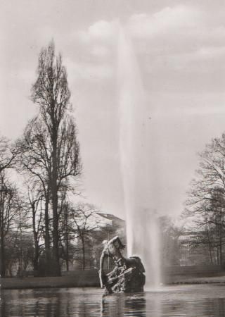 Düsseldorf - Runder Weiher im Hofgarten - 1963 Düsseldorf - Runder Weiher im Hofgarten - 1963