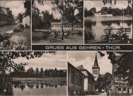 Gehren - u.a. Seerosenteich - 1973 Gehren - u.a. Seerosenteich - 1973