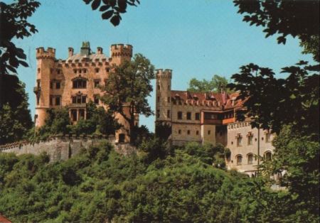 Schwangau, Hohenschwangau - Königsschloss - 1974 Schwangau, Hohenschwangau - Königsschloss - 1974