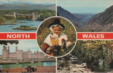 Großbritannien - Nordwales - 5-Bilder-Karte - 1984 Großbritannien - Nordwales - 5-Bilder-Karte - 1984