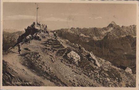 Nebelhorn - Gipfel - 1938 Nebelhorn - Gipfel - 1938