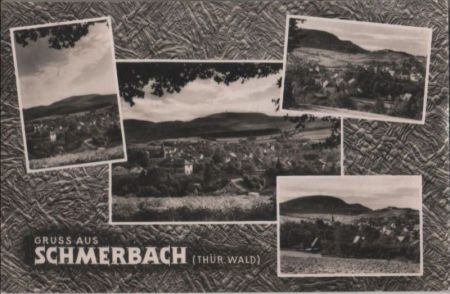 Waltershausen-Schmerbach - 4 Teilbilder - 1964 Waltershausen-Schmerbach - 4 Teilbilder - 1964