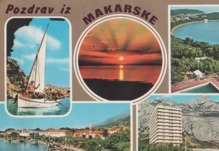 Kroatien - Pozdrav iz Makarske - 1975 Kroatien - Pozdrav iz Makarske - 1975