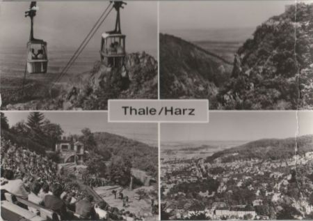 Thale - 4 Teilbilder - 1985 Thale - 4 Teilbilder - 1985