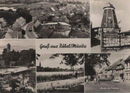 Röbel - u.a. Hafen - ca. 1970 Röbel - u.a. Hafen - ca. 1970