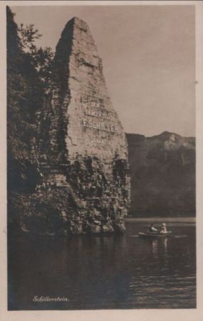 Schweiz - Vierwaldstättersee, Schillerstein - ca. 1940 Schweiz - Vierwaldstättersee, Schillerstein - ca. 1940