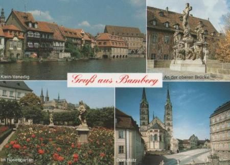 Bamberg u.a. Obere Brücke - ca. 1995 Bamberg u.a. Obere Brücke - ca. 1995