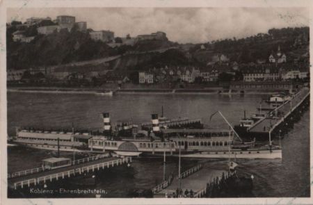 Koblenz - Ehrenbreitstein - 1939 Koblenz - Ehrenbreitstein - 1939