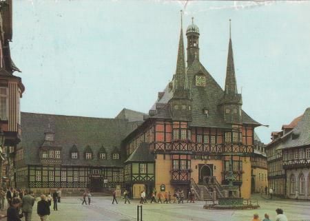 Wernigerode Rathaus - 1986 Wernigerode Rathaus - 1986