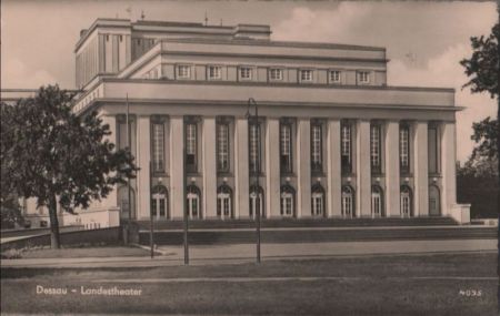 Dessau - Landestheater - 1962 Dessau - Landestheater - 1962