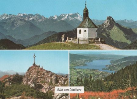 Rottach-Egern - Blick vom Wallberg - 1972 Rottach-Egern - Blick vom Wallberg - 1972