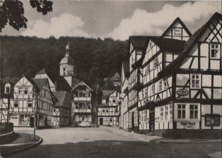 Bad Sooden-Allendorf - Rhenanusplatz - ca. 1965 Bad Sooden-Allendorf - Rhenanusplatz - ca. 1965