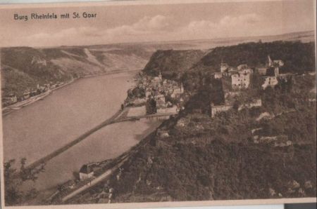 St. Goar - mit Burg Rheinfels - 1927 St. Goar - mit Burg Rheinfels - 1927