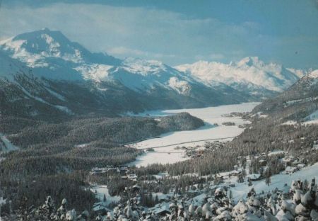 St. Moritz - Schweiz - Blick gegen Champfer St. Moritz - Schweiz - Blick gegen Champfer