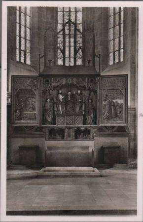 Alpirsbach - Klosterkirche, Flügelaltar - ca. 1955 Alpirsbach - Klosterkirche, Flügelaltar - ca. 1955