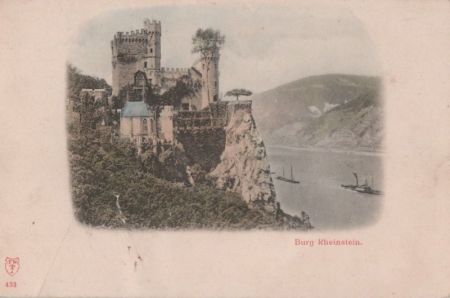 Trechtingshausen, Burg Rheinstein - ca. 1910 Trechtingshausen, Burg Rheinstein - ca. 1910