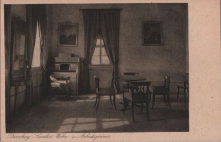 Dornburg - Goethes Wohn- und Arbeitszimmer - ca. 1940 Dornburg - Goethes Wohn- und Arbeitszimmer - ca. 1940