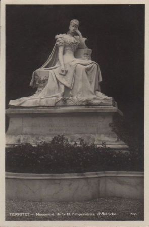 Schweiz - Territet - Monument - ca. 1950 Schweiz - Territet - Monument - ca. 1950