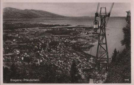 Österreich - Bregenz - Pfänderbahn - ca. 1955 Österreich - Bregenz - Pfänderbahn - ca. 1955
