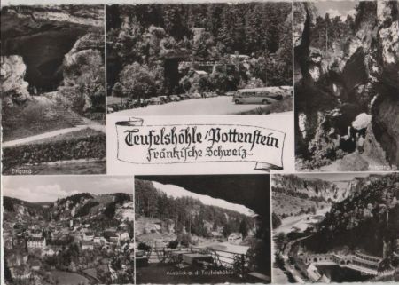 Pottenstein - Teufelshöhle - ca. 1965 Pottenstein - Teufelshöhle - ca. 1965
