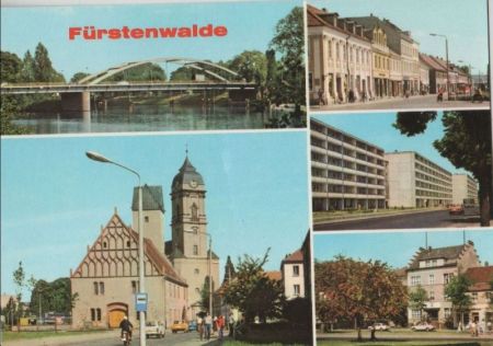 Fürstenwalde - u.a. An der Spree - 1982 Fürstenwalde - u.a. An der Spree - 1982