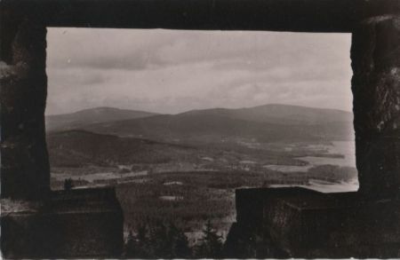 Kösseine - Durchblick vom Aussichtsturm - 1961 Kösseine - Durchblick vom Aussichtsturm - 1961