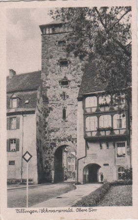 Villingen-Schwenningen - Oberes Tor - 1944 Villingen-Schwenningen - Oberes Tor - 1944