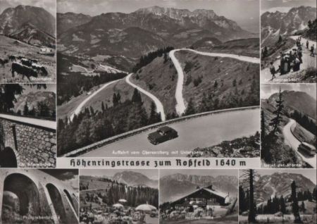Rossfeld - Höhenringstraße - ca. 1955 Rossfeld - Höhenringstraße - ca. 1955