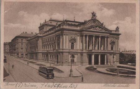 Brünn - Stadttheater - ca. 1935 Brünn - Stadttheater - ca. 1935