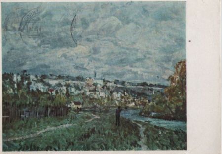 Gemälde von Sisley - 1962 Gemälde von Sisley - 1962