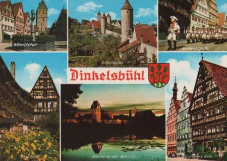 Dinkelsbühl - u.a. Deutsches Haus - ca. 1980 Dinkelsbühl - u.a. Deutsches Haus - ca. 1980