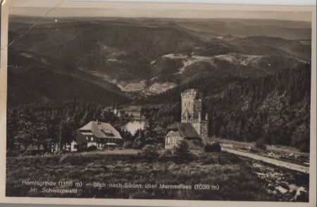 Hornisgrinde - Blick über Mummelsee - ca. 1955 Hornisgrinde - Blick über Mummelsee - ca. 1955