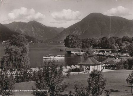 Bad Wiessee - Kurpromenade, Wallberg - 1962 Bad Wiessee - Kurpromenade, Wallberg - 1962