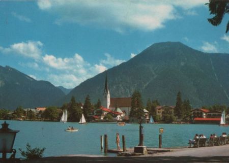 Rottach-Egern - mit Wallberg und Bodenschneid - ca. 1980 Rottach-Egern - mit Wallberg und Bodenschneid - ca. 1980